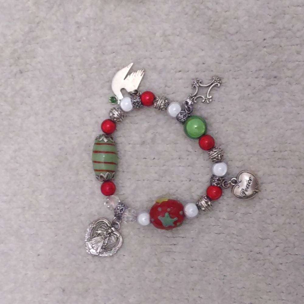 Christmas charm bracelet